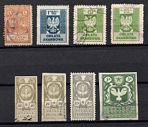Revenues Stamps Duty, Poland, Non-Postal, Stock
