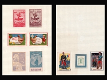 Germany, Stock of Cinderellas, Non-Postal Stamps, Labels, Advertising, Charity, Propaganda (#293)
