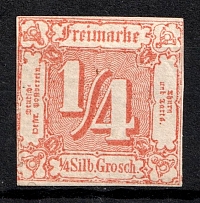 1861 1/4sgr Thurn und Taxis, German States, Germany (Mi. 13, CV $80)
