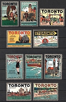 Canadian National Exhibition in Toronto, Stock of Cinderellas, Non-Postal Stamps, Labels, Advertising, Charity, Propaganda
