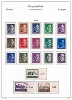 1941-43 General Government, Germany (Imperforate, Mi. U 71 - 88, 113-115, MNH)