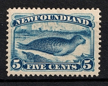 1894 5c Newfoundland, Canada (SG 59a, CV $100)