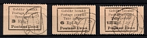 1945 Unna, Local Post, Germany (MI. 1-3, Full Set, Canceled, CV $200)