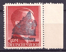 1945 3m Schwarzenberg (Saxony), Soviet Russian Zone of Occupation, Germany Local Post (Rare, High CV, Signed, MNH)