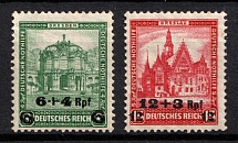 1932 Weimar Republic, Germany (Mi. 463 - 464, Full Set, CV $30)
