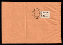 1946 (25 Feb) Mindelheim & Kirchheim, Germany Local Post, Cover (Mi. 2 b, Full Set, CV $230)