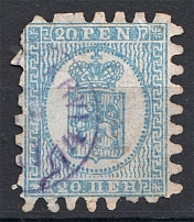 1866-74 Finland 20 Pen (CV $100, Cancelled)