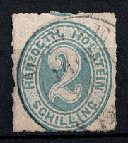 1866 2s Schleswig, German States, Germany (Mi. 24, Canceled, CV $260)