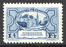 1925-27 Liechtenstein 1.5 Fr (CV $310)