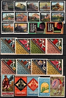 Germany, Stock of Rare Cinderellas, Non-postal Stamps, Labels, Advertising, Charity, Propaganda (#6)