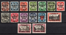 1939 Third Reich, Germany (Mi. 716 - 729, Full Set, Canceled, CV $380)