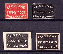 Clinton's Penny Post Philadelphia, United States Locals & Carriers (Old Reprints and Forgeries)