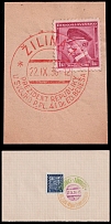1936 Czechoslovakia on pieces with Commemorative Cancellations