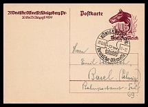 1939 '27th German Trade Fair Koenigsberg', Propaganda Postcard, Third Reich Nazi Germany