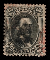 1866 15c United States (Sc 77, Canceled, CV $180)
