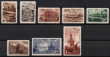 1946 Moscow Scenes, Soviet Union, USSR (Full Set, MNH)