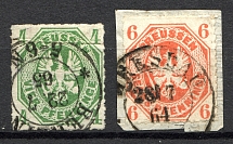 1861 Prussia Germany (Full Set, Cancelled)