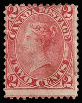 1864 2с Quebec, Canada (SG 44, CV $250)