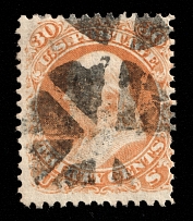 1861-62 30c United States (Sc 71, Canceled, CV $230)