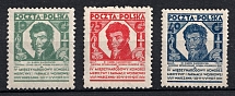 1927 Poland (Mi. 249 - 251, Full Set, CV $40)