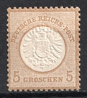 1872 5gr German Empire, Germany (Mi. 22, CV $50)