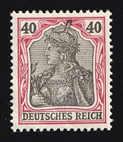 1902 40pf German Empire, Germany (Mi. 75, Signed, CV $500, MNH)