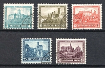 1932 Weimar Republic, Germany (Mi. 474 - 478, Full Set, Canceled, CV $140)