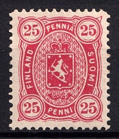 1881 Finland (Mi. 17 B y a, Signed, CV $240)