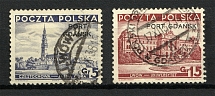 1937 Port Gdansk, Poland (Full Set, Canceled, CV $30)