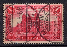 1900 1m German Empire, Germany (Mi. 63, Mainz Postmarks)