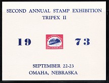 1973 USA Philatelic Exhibition Inverted Jenny Souvenir Block (MNH)