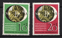 1951 German Federal Republic, Germany (Mi. 141 - 142, Full Set, CV $130, MVLH/MNH)