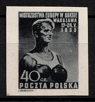 1953 40gr Republic of Poland (Proof, Essay of Fi. 664, Mi. 802)