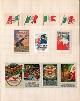 Italy, Military, Stock of Cinderellas, Non-Postal Stamps, Labels, Advertising, Charity, Propaganda (#559A)
