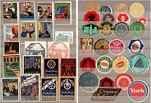 Germany, Collection of Cinderellas, Non-Postal, Labels