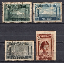 1946 Polish 2nd Corps Issue Field Post (Full Set, Canceled)