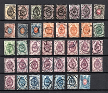 1866-84 Russia, Collection of Readable Postmarks, Cancellations