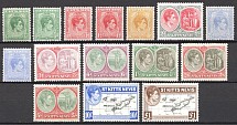 1938-50 St. Kitts-Nevis British Empire Varieties of Colors CV 195 GBP (Full Set)