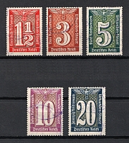 Third Reich Fiscal Tax, Revenue Stamps, Swastika (Canceled)