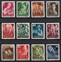 1951 Liechtenstein (Mi. 289 - 300, Full Set, CV $200, MNH)