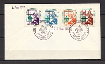 1957 Lithuania Baltic Scouts Exile Cover