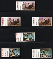 Montana State Duck Stamps, United States Hunting Permit Stamps (High CV, MNH)