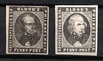 Blood's Penny-Post, United States, Local Issue