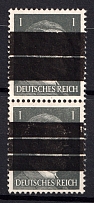 1945 1pf Barsinghausen (Deister), Germany Local Post, Se-tenant (Mi.S Zd 1, Unofficial Issue, Signed, CV $1,200)