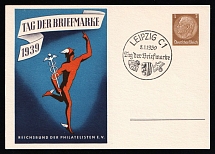 1939 'Stamp Day 1939', Propaganda Postal stationery, Third Reich Nazi Germany