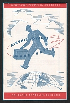 1935 Germany, Airship Passangers Book 'Airship Voyages Made Easy', Zeppelin Corporation,