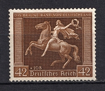 1938 Third Reich, Germany (Mi. 671y, Full Set, CV $200, MNH)