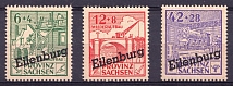 1946 Eilenburg (Saxony), Germany Local Post (Mi. I a A - III a A, Unofficial Issue, Full Set, CV $30, MNH)