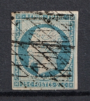 1852 25c France (Canceled, CV $60)