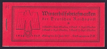 1936 Booklet with stamps of Third Reich, Germany in Excellent Condition (Mi. MH 43, Not complete, CV $190)
